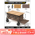 原始人户外露营折叠推车营地车手拉拖车野餐野营拖车遛娃便携买菜小拉车 420L 咖色-万向轮+可后开+桌板