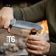 LIONSTEEL 意大利lionsteel钢狮T6 3V高硬度露营户外直刀生存刀野外求生 T6 3V CVG