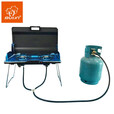 步林（BULin）B20户外双炉头一体便携式液化煤气灶越野房车载移动厨房 双头炉+双头煤气转接管（不含罐
