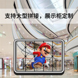 乳圆 裸眼3d全息投影仪空中立体悬浮无屏显示led无缝拼接大屏商店展会吸睛引流新颖创新风扇屏广告机 二代超清52cm拼接款