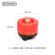 火枫（FIRE-MAPLE）左轮气罐转接头转换头长气罐连接头转接器户外炉具野营露营装备