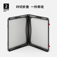 迪卡侬迪卡侬MH100可折叠咖啡桌野外露营折叠矮桌 星际灰色42x64x30cm