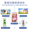 dxun缔讯 液晶拼接屏大屏幕 会议室电视墙监控显示器 65英寸3.5mm拼缝4K