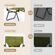 OnwaySports导演椅户外折叠椅休闲露营椅铝合金便携复古钓鱼凳子 豪华魔方椅＿军绿色
