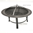 饷亨辰梦户外露营篝火盆取暖火盆超大号火炉家庭烧烤烤火盆农家乐新款 无网罩一套(火盆+架子+底网+火