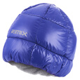 RIMIX羽绒帽户外登山轻盈舒适保暖帽子防冻防护超轻骑行帽加绒加厚保暖防风帽子 蓝色