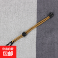 户外新款钥匙手工编织伞绳挂钩可调节手电筒手腕失手绳户外工具 迷彩橙 22cm
