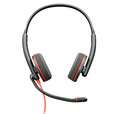 缤特力（Plantronics）C3220 双耳头戴式耳麦 USB线控耳机 降噪麦克风
