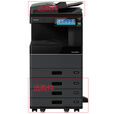 东芝（TOSHIBA）2010AC/2510AC A3激光彩色数码办公 A4复印机 2510AC（25页/分钟） 标配+四纸盒+双面器+双面输稿器+鞍式装订器