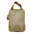 路游（LooYoo） A88薄型多功能可调高度腰腿包单肩手提军迷随身包1050D尼龙面料 卡其色