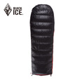 黑冰（BLACKICE） BLACKICE黑冰升级款A系列 鸭绒成人户外信封野营露营睡袋 新款】黑色 A400 L码_12度