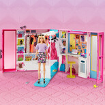 芭比(Barbie)女孩礼物芭比娃娃换装娃娃小公主搭配培养时尚玩具-新梦幻衣橱GBK10