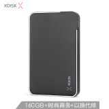 小盘(XDISK)160GB USB3.0移动硬盘X系列2.5英寸经典黑 商务时...