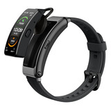 华为手环B6 运动手环 智能手环 蓝牙耳机/心率监测/触控/遥控拍照/扫码支付/Android&IOS 运动款曜石黑