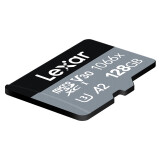 雷克沙（Lexar）128GB TF（MicroSD）存储卡 U3 V30 A2 读160MB/s 写120MB/s 4K高清视频流畅拍（1066x）