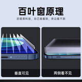 插画师【贴坏包赔】苹果12/12Pro钢化膜iphone12/12pro防窥手机膜全屏全覆盖防偷窥防碎边保护前贴膜