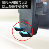 驰言 挖掘机手机支架车载吸盘式导航架汽车用手机夹大货车铲车挖土机拖拉机专用支撑架挖机手机支架 【升级合金款 防抖防震 】蓝色