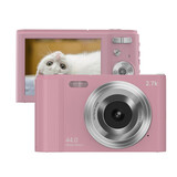 松典（SONGDIAN）DC302L 数码卡片照相机 学生入门级便携高清 仙女粉 32G 内存卡