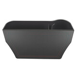 汽车座椅位侧边夹缝收纳盒多功能缝隙储物车载通用品货轿车内前排坐垫中控架手机水杯置物袋高档便携 黑色一对