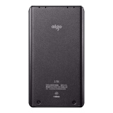 爱国者（aigo）1TB USB3.0 移动硬盘 M21 银色 触控式 自动休眠...