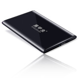 黑甲虫 (KINGIDISK) 500G USB3.0 移动硬盘 SLIM系列 2.5英寸 子夜黑 9.5mm金属纤薄机身 抗震抗压 SLIM500