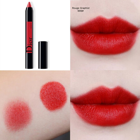 Dior 法国原装迪奥口红唇膏烈焰蓝金魅惑超模夹心滋润显色持久新款唇膏笔999 图片价格品牌报价 京东