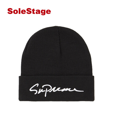 supreme classic script beanie