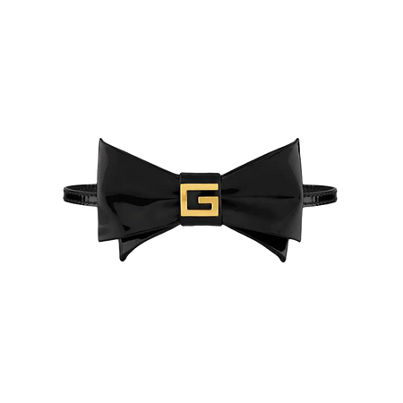 古驰(gucci)男款 logo领结造型项圈 629605j1745