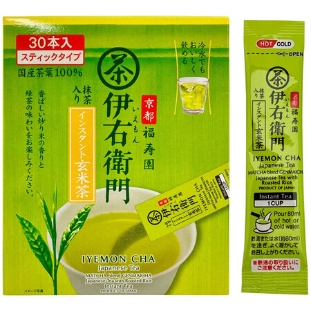 福寿园伊右卫门 日本京都福寿园伊右卫门速溶玄米茶粉加入抹茶条装0 8g 30包 行情报价价格评测 京东 福寿园伊右卫门 日本京都福寿园伊右卫门速溶玄米茶粉加入抹茶条装0 8g 30包 行情报价价格评测 京东