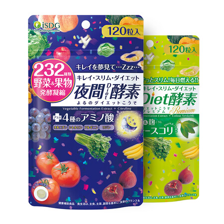 Isdg无 Isdg 232种果蔬植物孝酵素夜间酵素1片 Diet酵素1片两件装 行情报价价格评测 京东