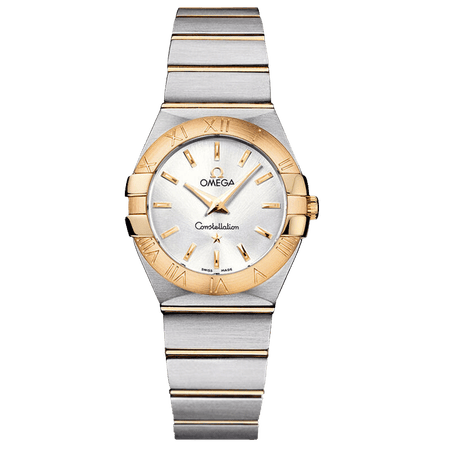 全球购 欧米茄(omega)手表星座系列女士腕表 石英123.20.27.60.02.002