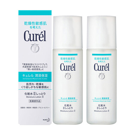 珂润 Curel 化妆水保湿控油洁面抗黑头敏感肌水润保湿型2号化妆水2支 图片价格品牌报价 京东