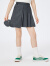 巴拉巴拉童装女童裙子儿童夏装中大童裙装短裙设计感酷帅半身裙潮 灰色调00422 130cm
