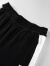 太平鸟【商场同款】春季新款拼接直筒裤ASGBD1452 黑色 L