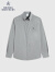 布克兄弟（BrooksBrothers）男士春秋扣结领牛津纺免烫长袖休闲衬衫 0007-灰色 XL