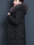 恒源祥羽绒服女2023年冬装外套中长款时尚洋气40岁中年人服装百搭外穿 黑色 XL 80-105斤