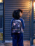 TUMI/途明 Voyageur女士双肩包时尚液体印花休闲背包 海军蓝液体印花/0196600NLP