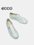 爱步（ECCO）*板鞋女 夏季时尚简约百搭经典小白鞋日常休闲版鞋 柔酷7号430003 白色43000301007 35
