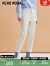 VEROMODA牛仔裤女2023新款高腰萝卜裤版型简约气质 淡粉牛仔色-J78 165/68A/M/R