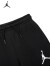 耐克（NIKE）JORDAN 耐克童装女童保暖加绒运动裤2022冬季新款儿童针织长裤 黑色金色 110/50(4)
