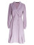 ROEYSHOUSE罗衣知性OL紫色西装连衣裙女秋装新款泡泡袖修身中裙07371 紫色 L
