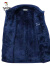 啄木鸟（TUCANO）冬季男装加绒外套加厚保暖男士夹克棉服中老年爸爸装珊瑚绒摇粒绒 黑色 XL(100-120斤)