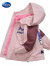 迪士尼（Disney）儿童装冲锋衣一体绒风衣潮女童外套春秋款2024新款中大童洋气加绒 粉色 120