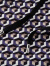 菲妮迪商场同款连衣裙夏季新款简约圆领系带收腰时尚九分袖A字裙 紫色印花 S