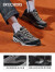 斯凯奇（Skechers）男鞋夏季复古老爹鞋运动鞋户外鞋子厚底增高休闲鞋51241 51241-炭灰色/黑色/CCBK 42.5