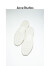 Acne Studios 女士棉质帆布低帮绑带运动鞋AD0519 灰白色 36