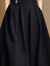 迪菲丽格赫本风黑色半身裙2022新款春季通勤气质中长款高腰A字裙 图片色 XXXL（图片色6月28日前发货）