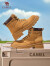骆驼（CAMEL）马丁靴女冬季新款短靴女靴子英伦风百搭休闲工装靴 L23W577039土黄 35