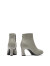 KISSCAT接吻猫秋冬新款简约通勤短靴加绒舒适细高跟女靴KA32511-10 水泥灰色 215mm 33