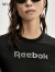 MO&Co.Reebok联名2024夏新品【凉感】金属胶印短袖T恤MBD2TEE032 黑色 L/170